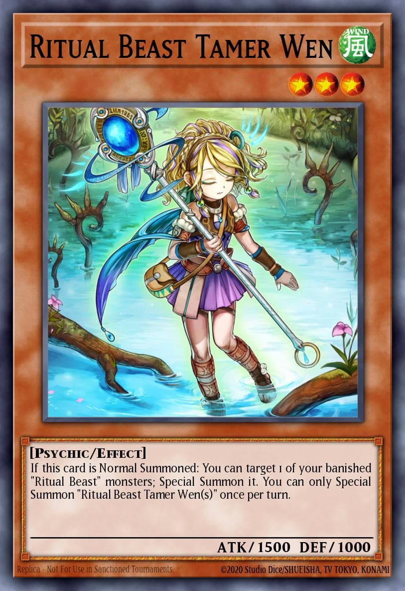Ritual Beast Tamer Wen — Yu-Gi-Oh! card