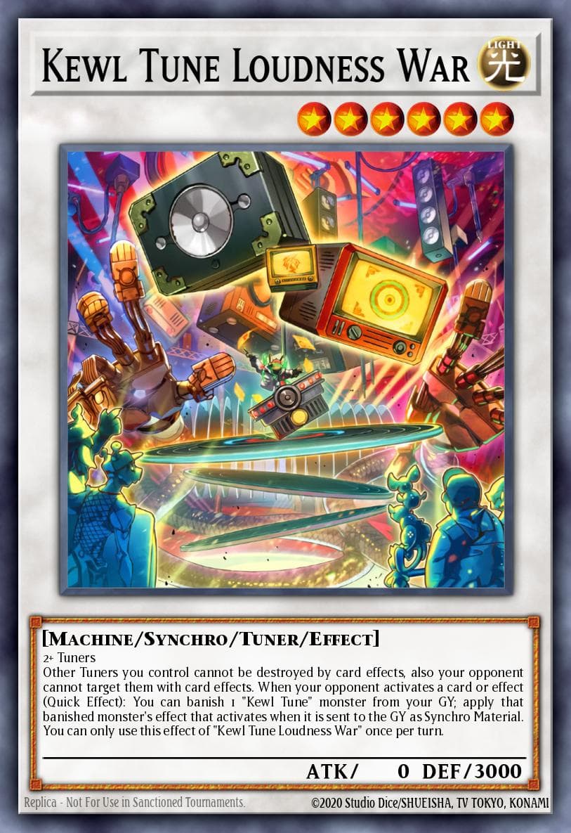 Kewl Tune Loudness War — Phantom Revenge Yu-Gi-Oh! card by Studio Dice