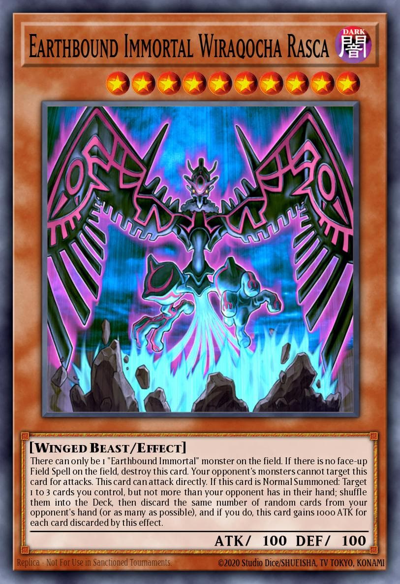 Earthbound Immortal Wiraqocha Rasca — Yu-Gi-Oh! card