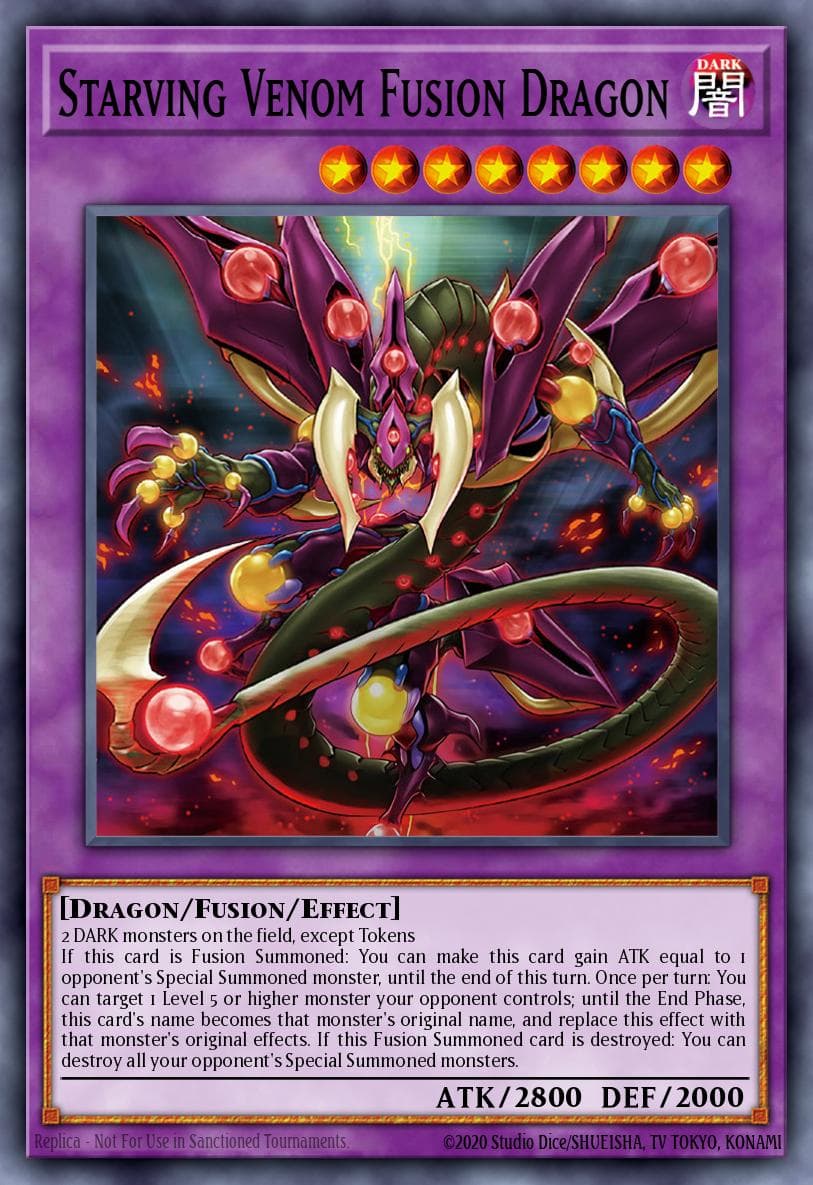 Starving Venom Fusion Dragon — Legendary Duelists: Season 3 Yu-Gi-Oh! card by Unknown