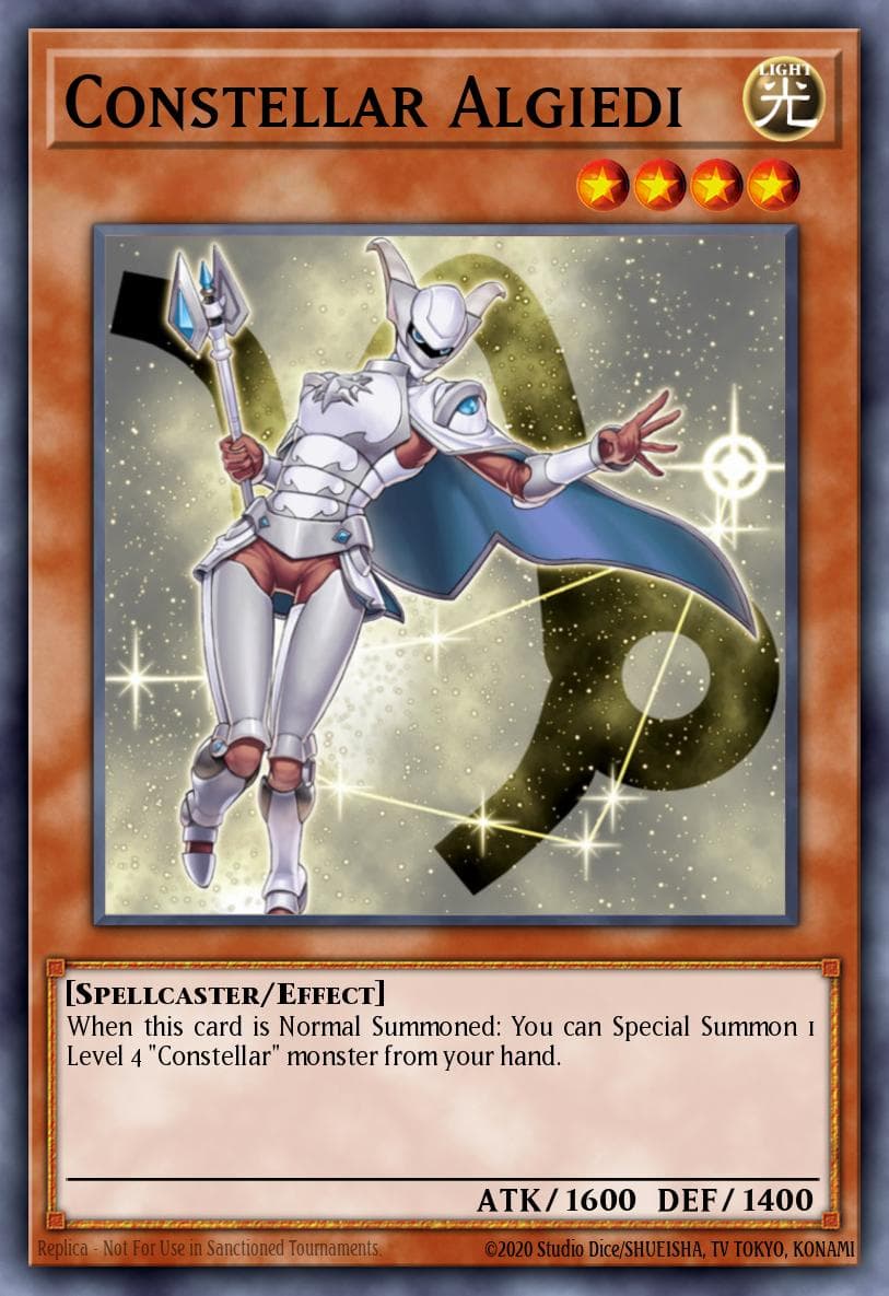 Constellar Algiedi — Duel Terminal 7 Yu-Gi-Oh! card by TAZUKI TAKAHASHI