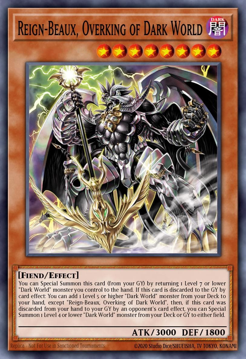 Reign-Beaux, Overking of Dark World — Yu-Gi-Oh! card
