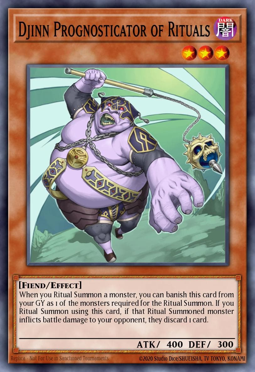 Djinn Prognosticator of Rituals — Absolute Powerforce Yu-Gi-Oh! card by KAZUKI TAKAHASHI