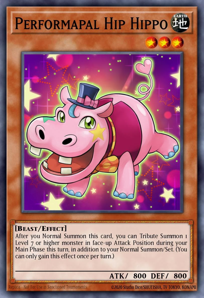 Performapal Hip Hippo — Yu-Gi-Oh! card