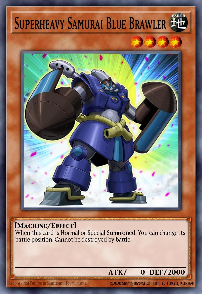 Superheavy Samurai Blue Brawler — 2015 Mega-Tin Mega Pack