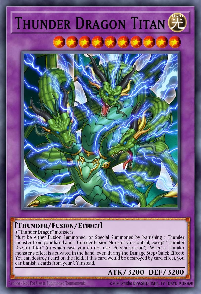 Thunder Dragon Titan — Yu-Gi-Oh! card