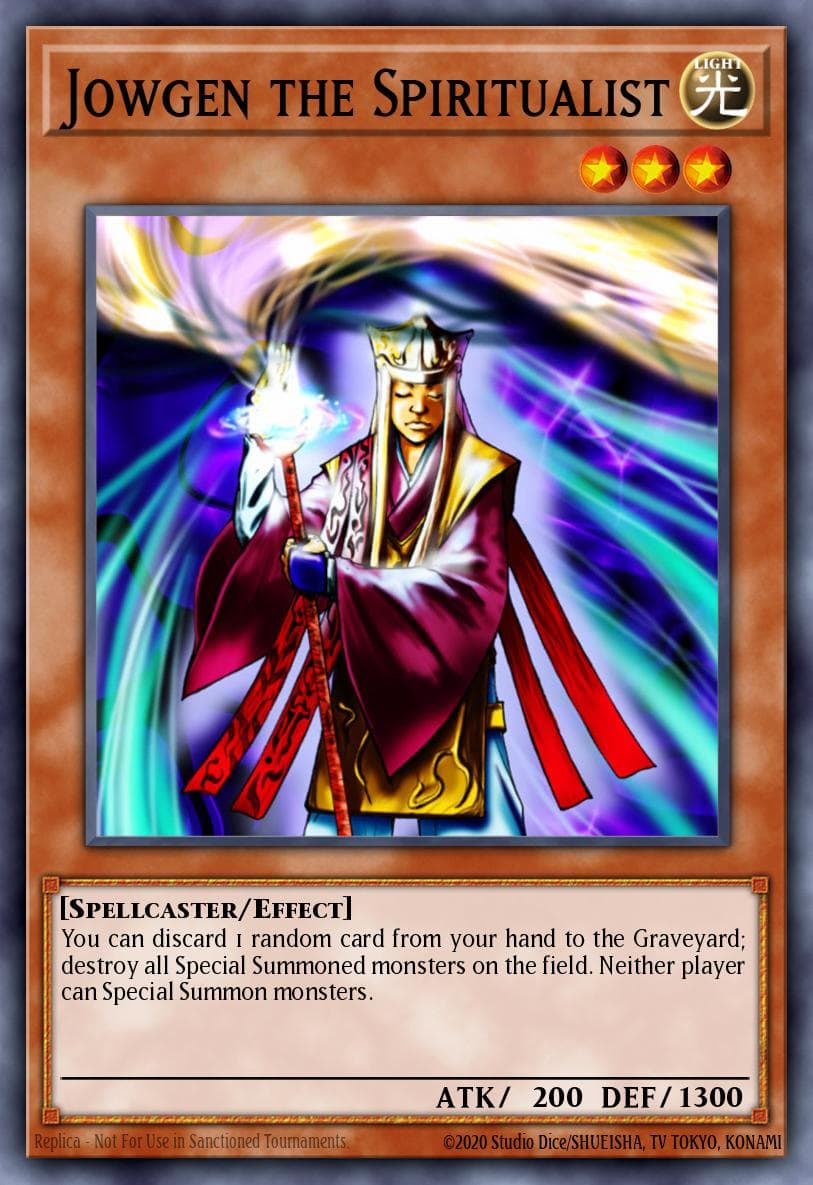 Jowgen the Spiritualist — Legendary Duelists: Season 3 Yu-Gi-Oh! card by Unknown