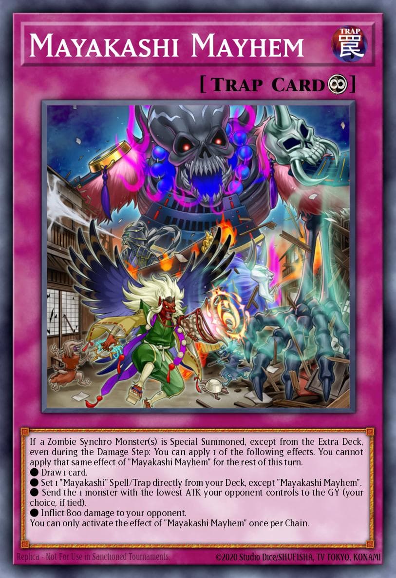 Mayakashi Mayhem — Duel Overload Yu-Gi-Oh! card by KAZUKI TAKAHASHI