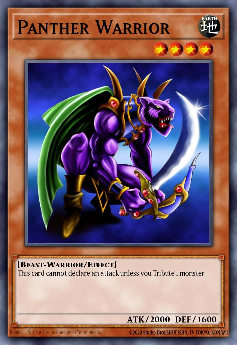 Panther Warrior — Yu-Gi-Oh! card