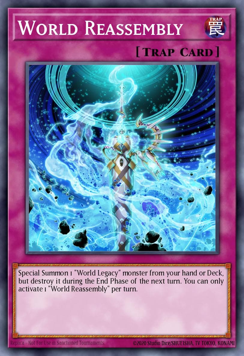 World Reassembly — Chaos Impact Yu-Gi-Oh! card by KAZUKI TAKAHASHI