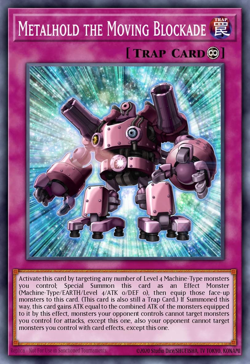 Metalhold the Moving Blockade — The Dark Side of Dimensions Movie Pack: Secret Edition Yu-Gi-Oh! card by KAZUKI TAKAHASHI