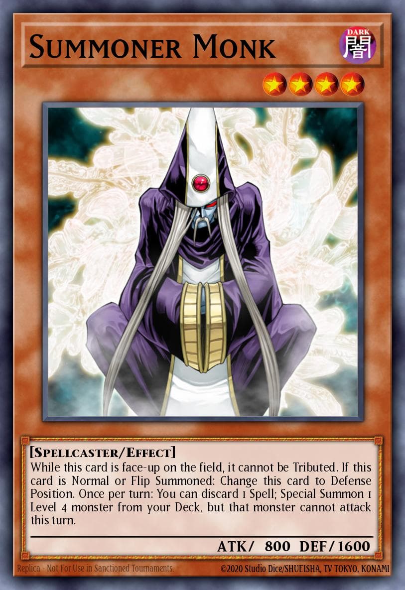 Summoner Monk — Gold Series 4: Pyramids Edition Yu-Gi-Oh! card by KAZUKI TAKAHASHI