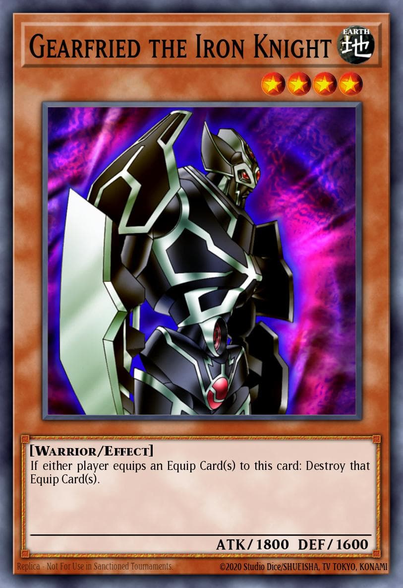 Gearfried the Iron Knight — Yu-Gi-Oh! card