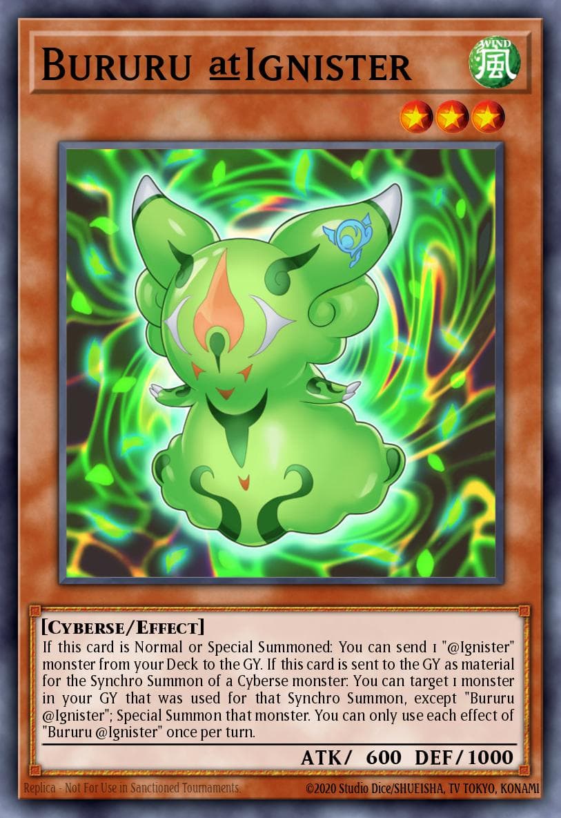 Bururu @Ignister — Ignition Assault Yu-Gi-Oh! card by KAZUKI TAKAHASHI