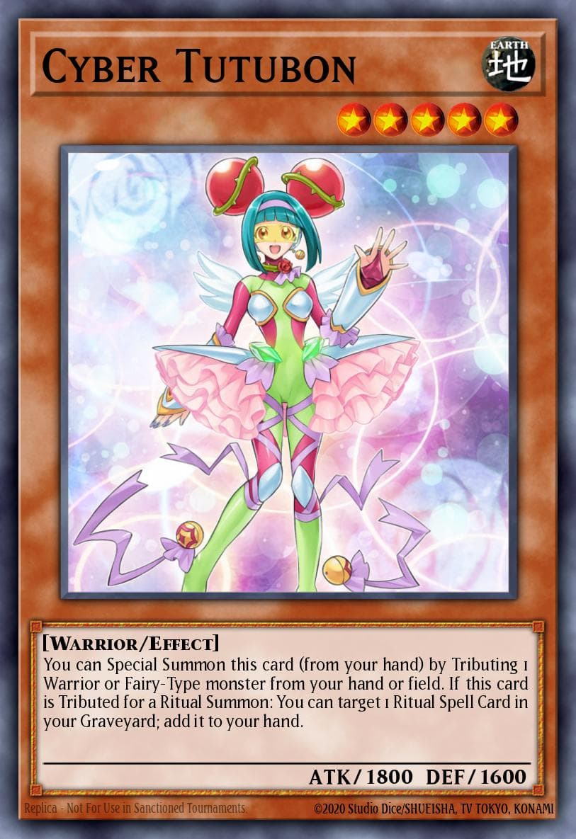 Cyber Tutubon — Raging Tempest Yu-Gi-Oh! card by KAZUKI TAKAHASHI