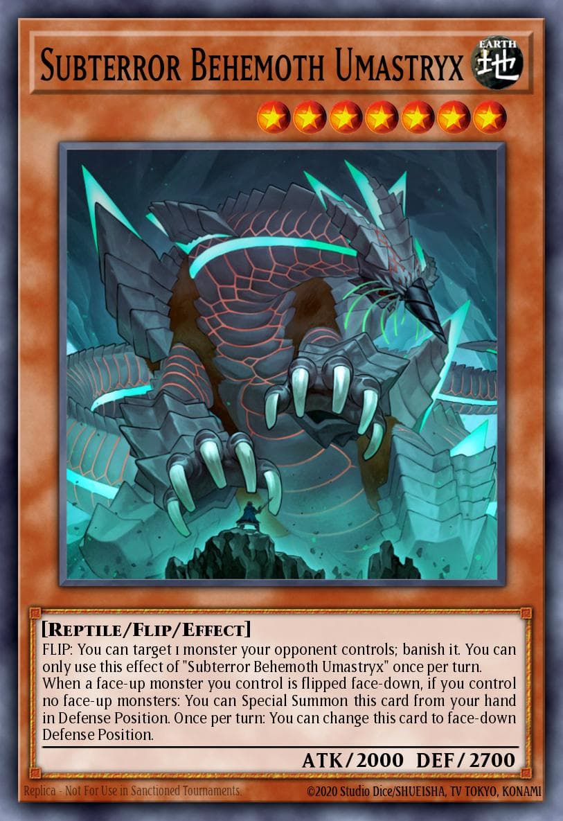 Subterror Behemoth Umastryx — Yu-Gi-Oh! card