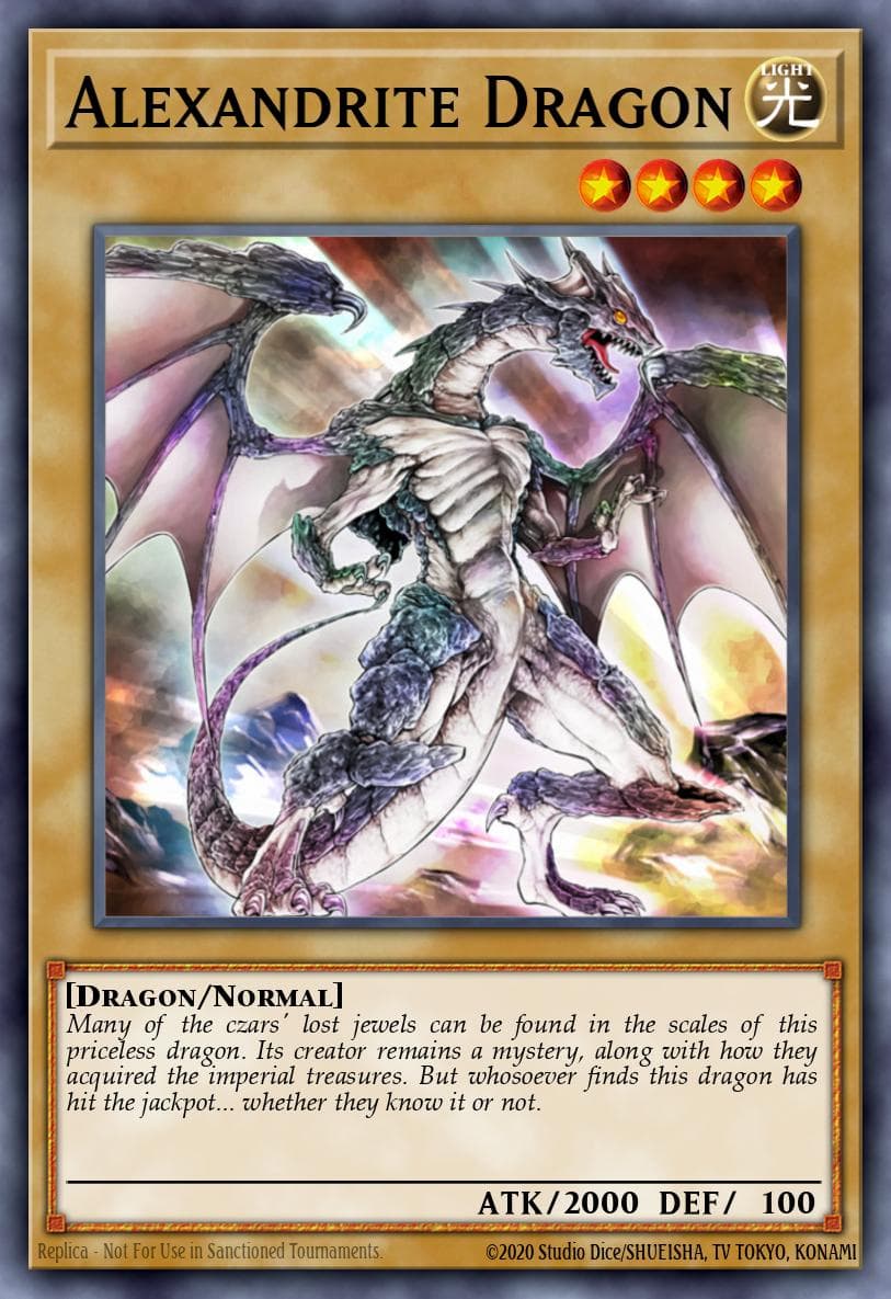 Alexandrite Dragon — Yu-Gi-Oh! card