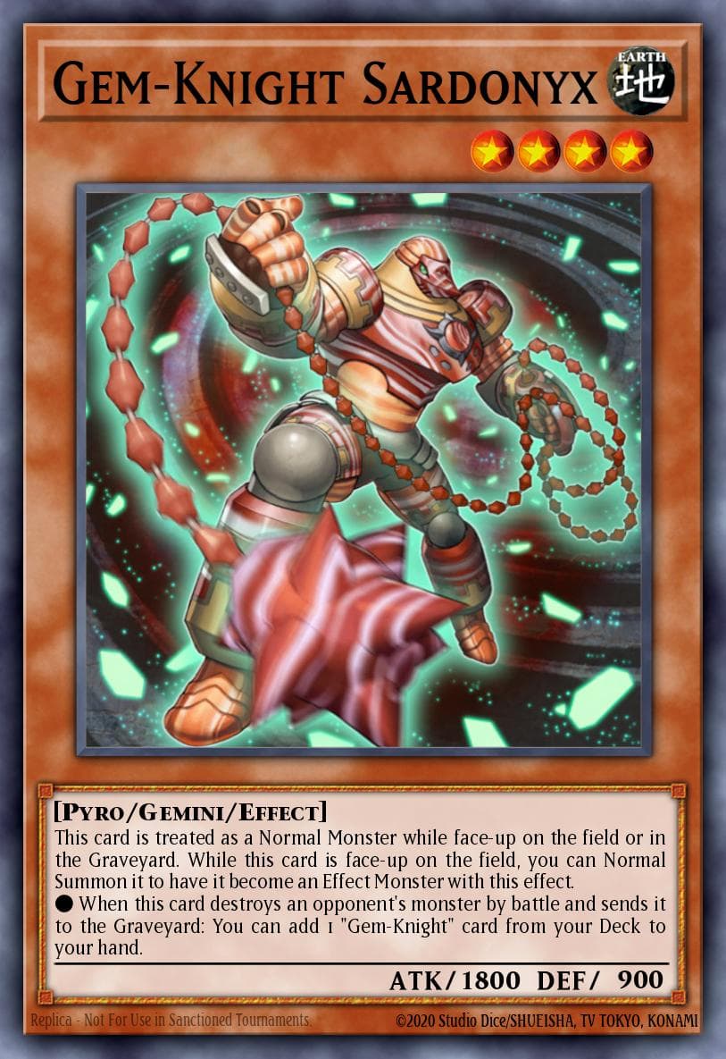 Gem-Knight Sardonyx — Duel Terminal 7