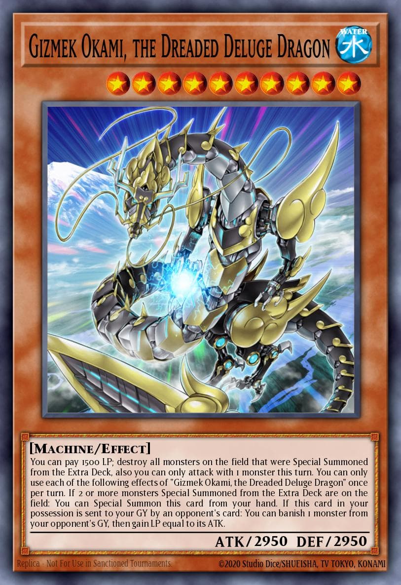 Gizmek Okami, the Dreaded Deluge Dragon — 2021 Tin of Ancient Battles