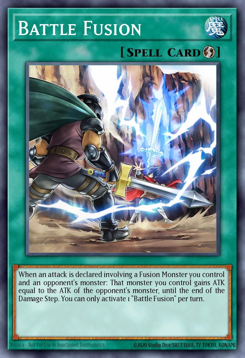 Battle Fusion — Fusion Enforcers Yu-Gi-Oh! card by KAZUKI TAKAHASHI