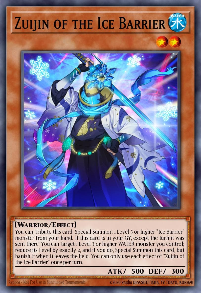 Zuijin of the Ice Barrier — Yu-Gi-Oh! card