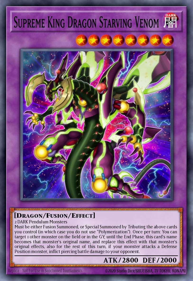 Supreme King Dragon Starving Venom — Code of the Duelist