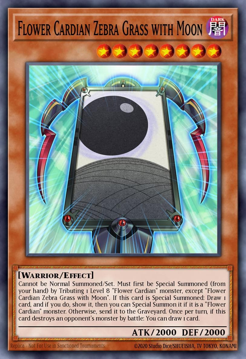 Flower Cardian Zebra Grass with Moon — Dragons of Legend: The Complete Series