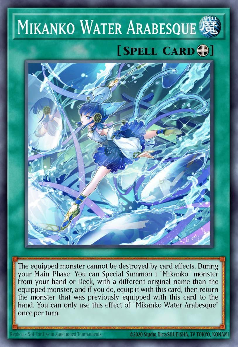 Mikanko Water Arabesque — Amazing Defenders Yu-Gi-Oh! card by MIZUKI