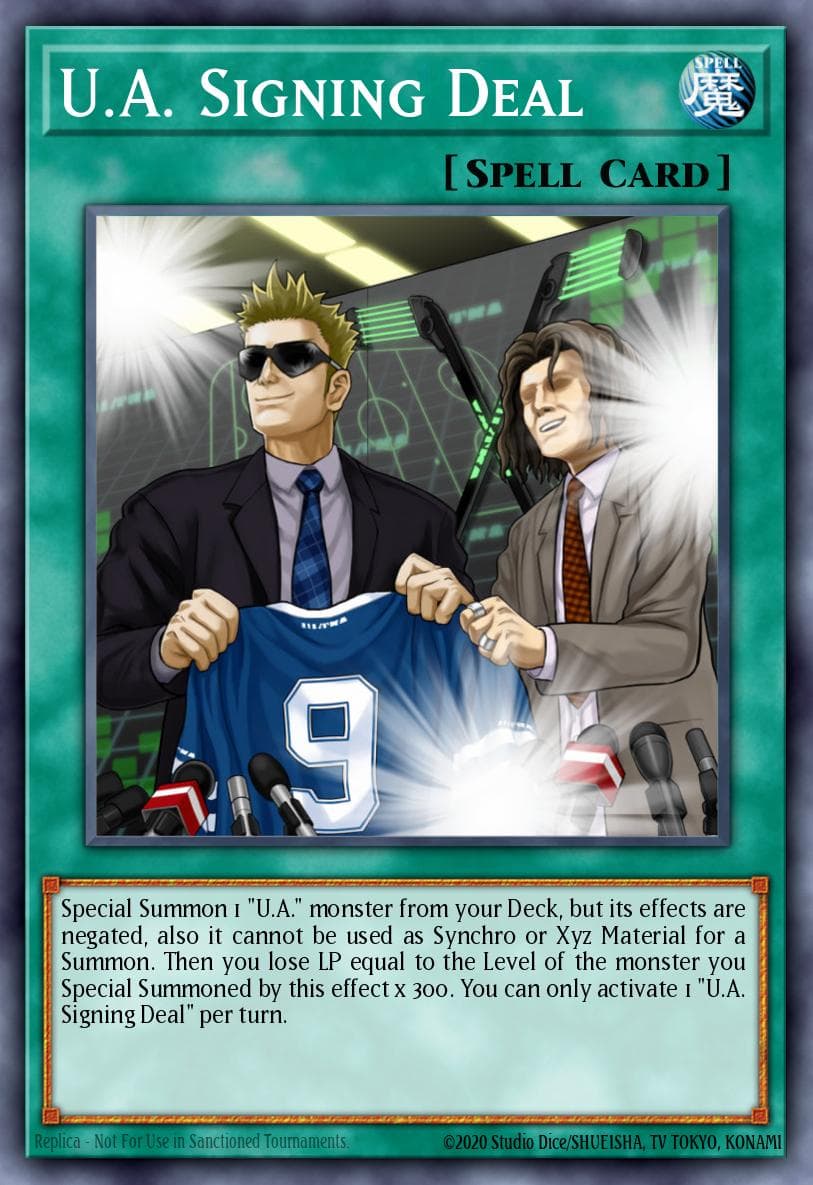 U.A. Signing Deal — OTS Tournament Pack 14 Yu-Gi-Oh! card by Studio Dice/SHUEISHA, TV TOKYO, KONAMI