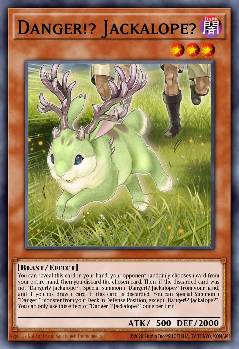Danger!? Jackalope? — Yu-Gi-Oh! card