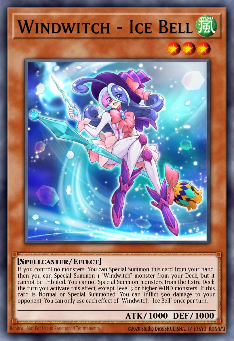 Windwitch - Ice Bell — OTS Tournament Pack 15 Yu-Gi-Oh! card by Studio Dice/SHUEISHA, TV TOKYO, KONAMI