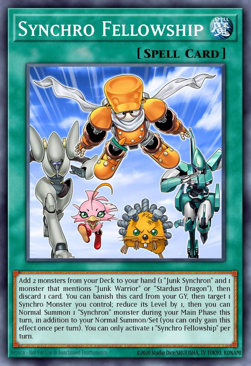 Synchro Fellowship — Legendary 5D's Decks