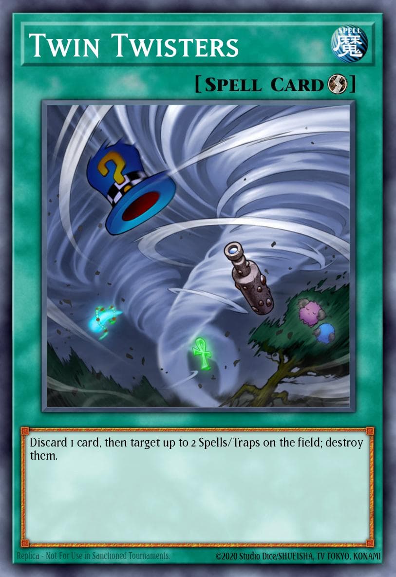 Twin Twisters — Legendary Hero Decks Yu-Gi-Oh! card by KAZUKI TAKAHASHI