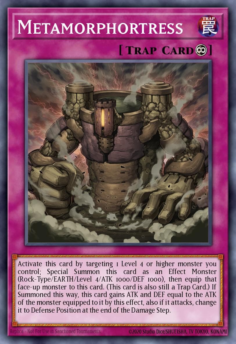 Metamorphortress — The Dark Side of Dimensions Movie Pack Yu-Gi-Oh! card by KAZUKI TAKAHASHI