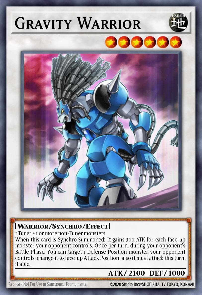 Gravity Warrior — 2012 Premium Collection Tin Yu-Gi-Oh! card by KAZUKI TAKAHASHI