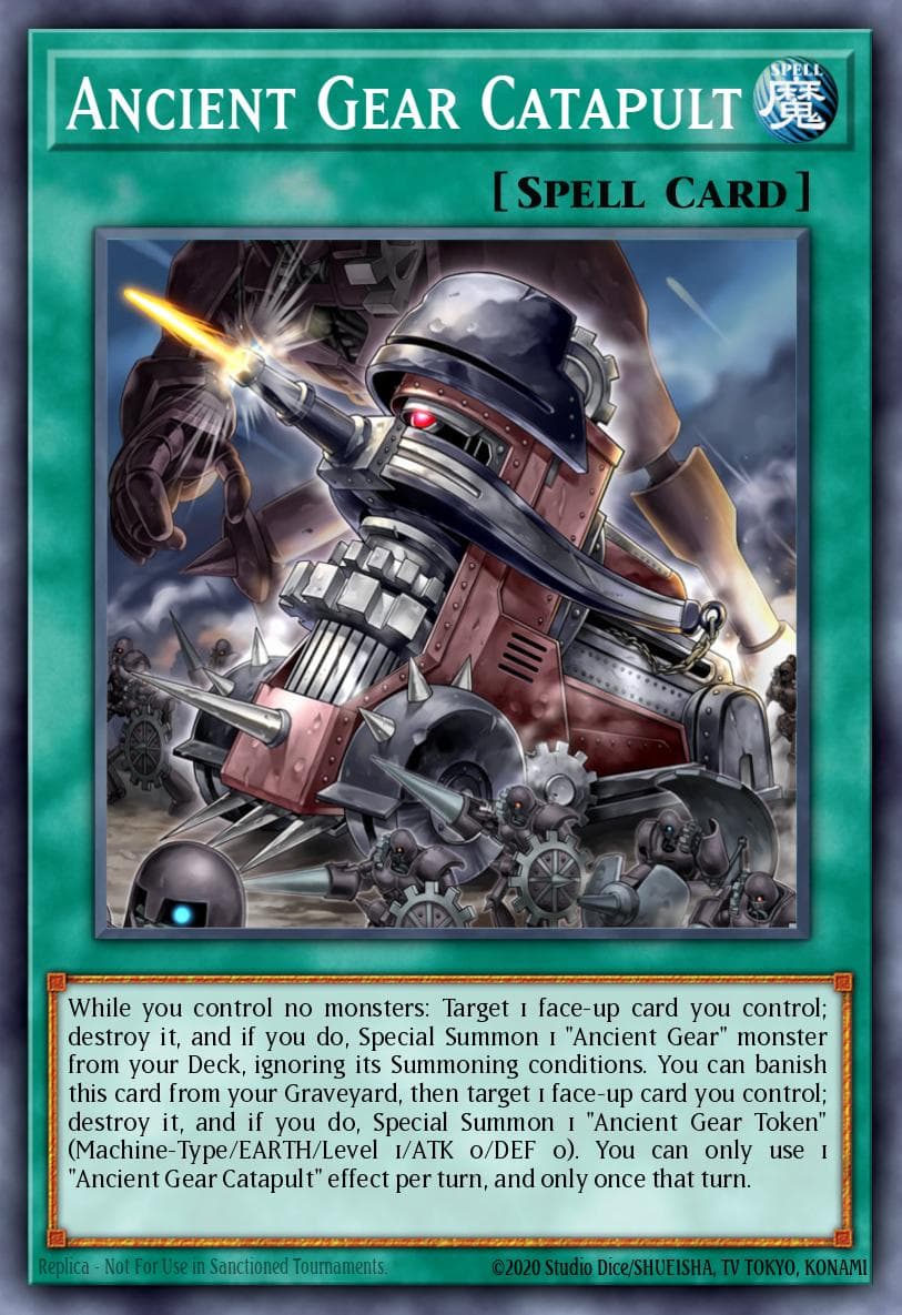 Ancient Gear Catapult — Yu-Gi-Oh! card