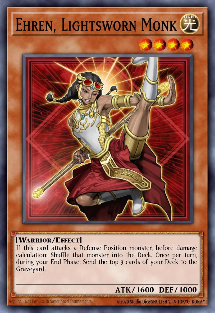 Ehren, Lightsworn Monk — Yu-Gi-Oh! card