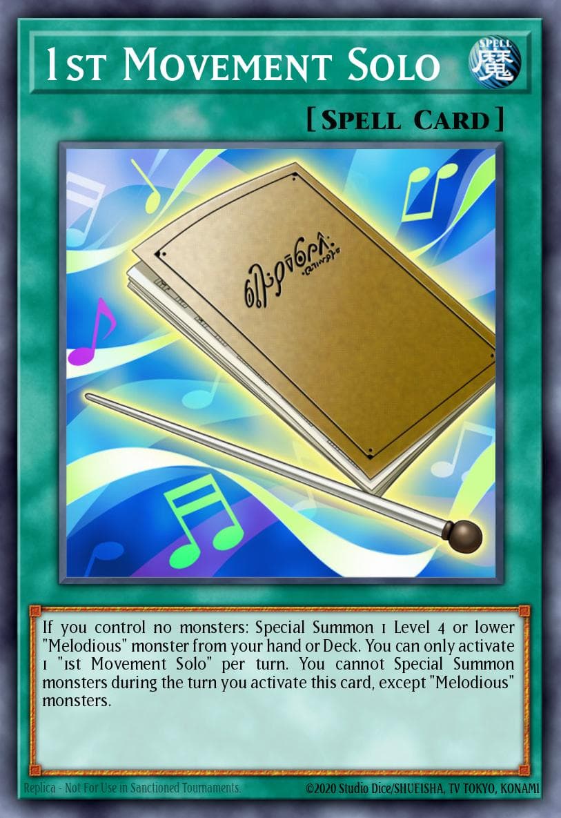 1st Movement Solo — 2015 Mega-Tins Mega Pack Yu-Gi-Oh! card by KAZUKI TAKAHASHI