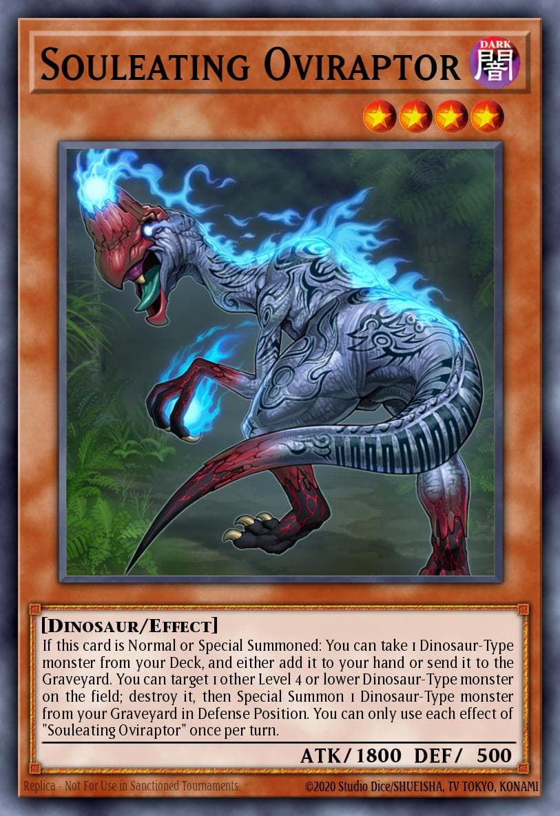 Souleating Oviraptor — Yu-Gi-Oh! card