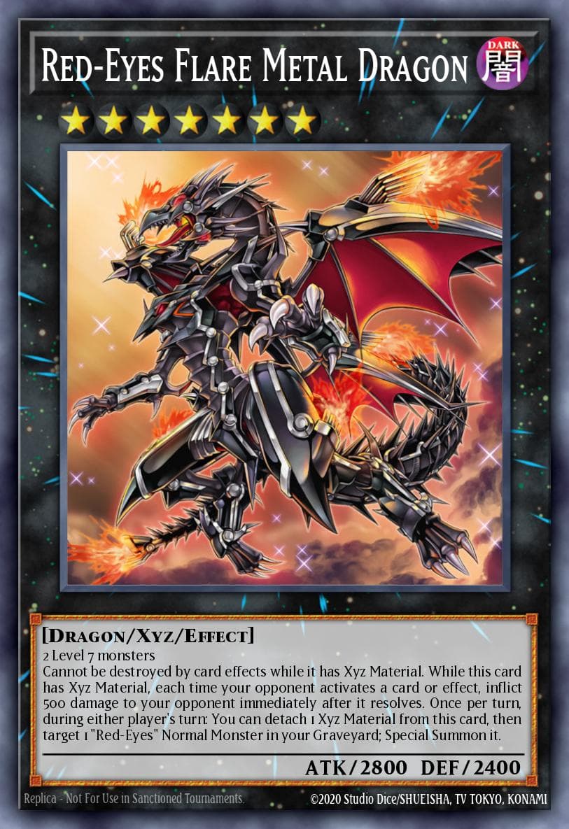 Red-Eyes Flare Metal Dragon — Legendary Decks II
