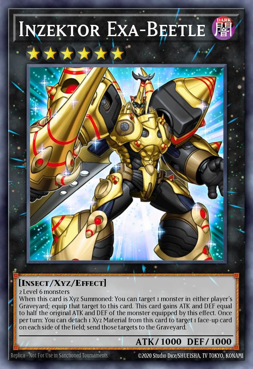 Inzektor Exa-Beetle — The Grand Creators Yu-Gi-Oh! card by Studio Dice