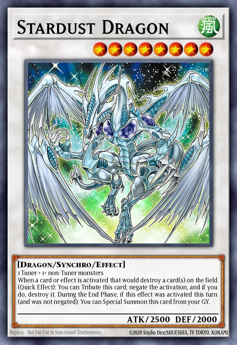 Stardust Dragon — Yu-Gi-Oh! card