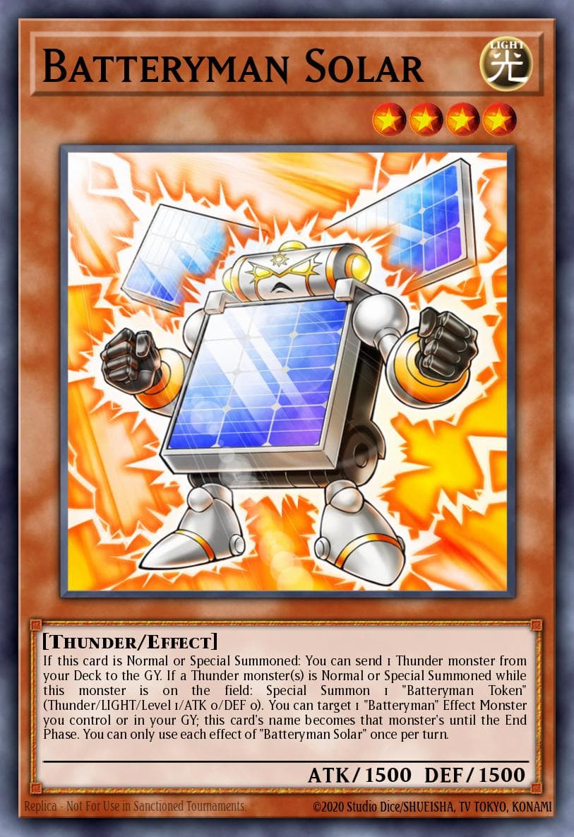 Batteryman Solar — Yu-Gi-Oh! card