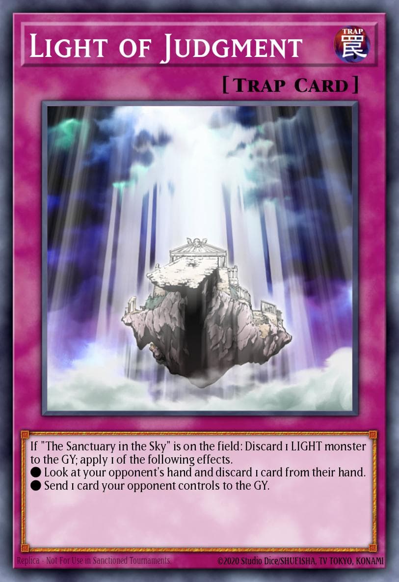 Light of Judgment — Structure Deck: Wave of Light Yu-Gi-Oh! card by KAZUKI TAKAHASHI