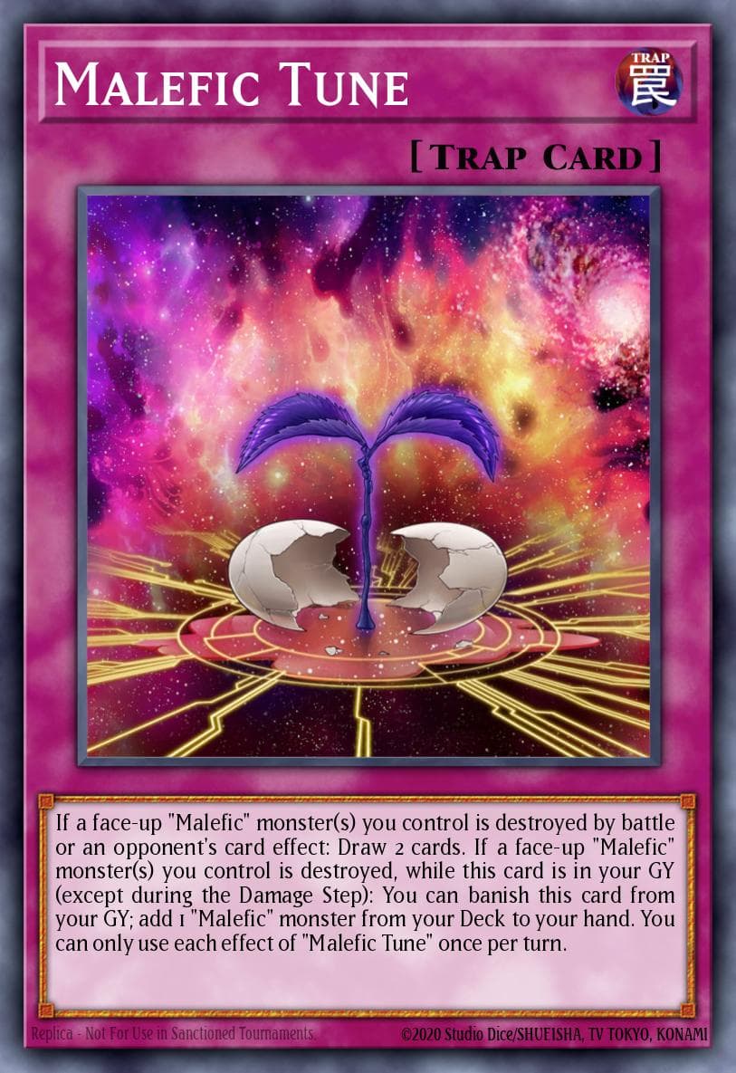 Malefic Tune — Duel Overload Yu-Gi-Oh! card by KAZUKI TAKAHASHI