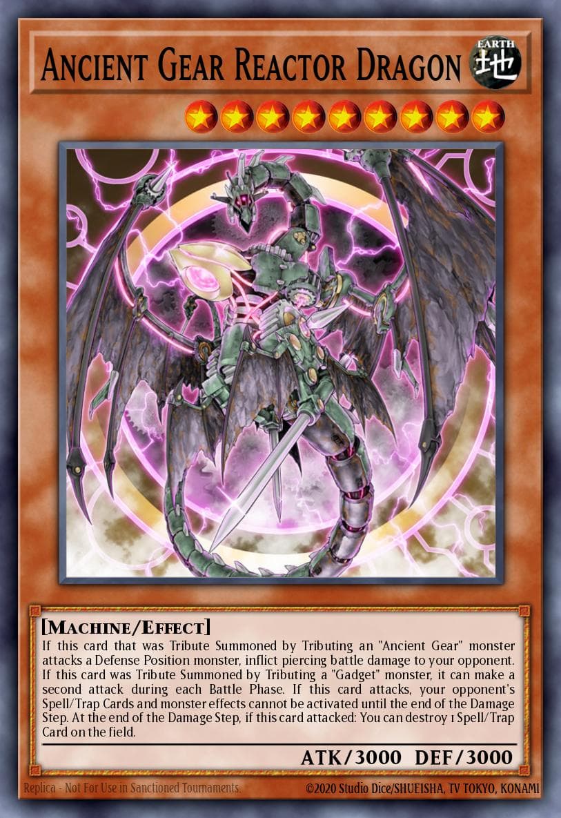 Ancient Gear Reactor Dragon — Yu-Gi-Oh! card