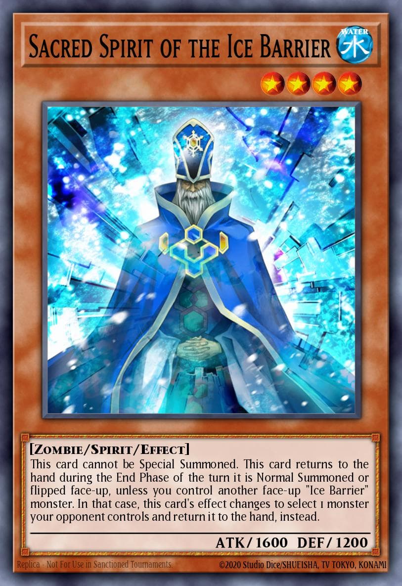 Sacred Spirit of the Ice Barrier — Duel Terminal 4