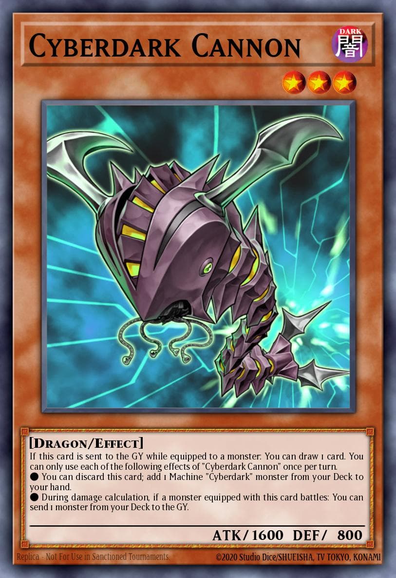 Cyberdark Cannon — Yu-Gi-Oh! card
