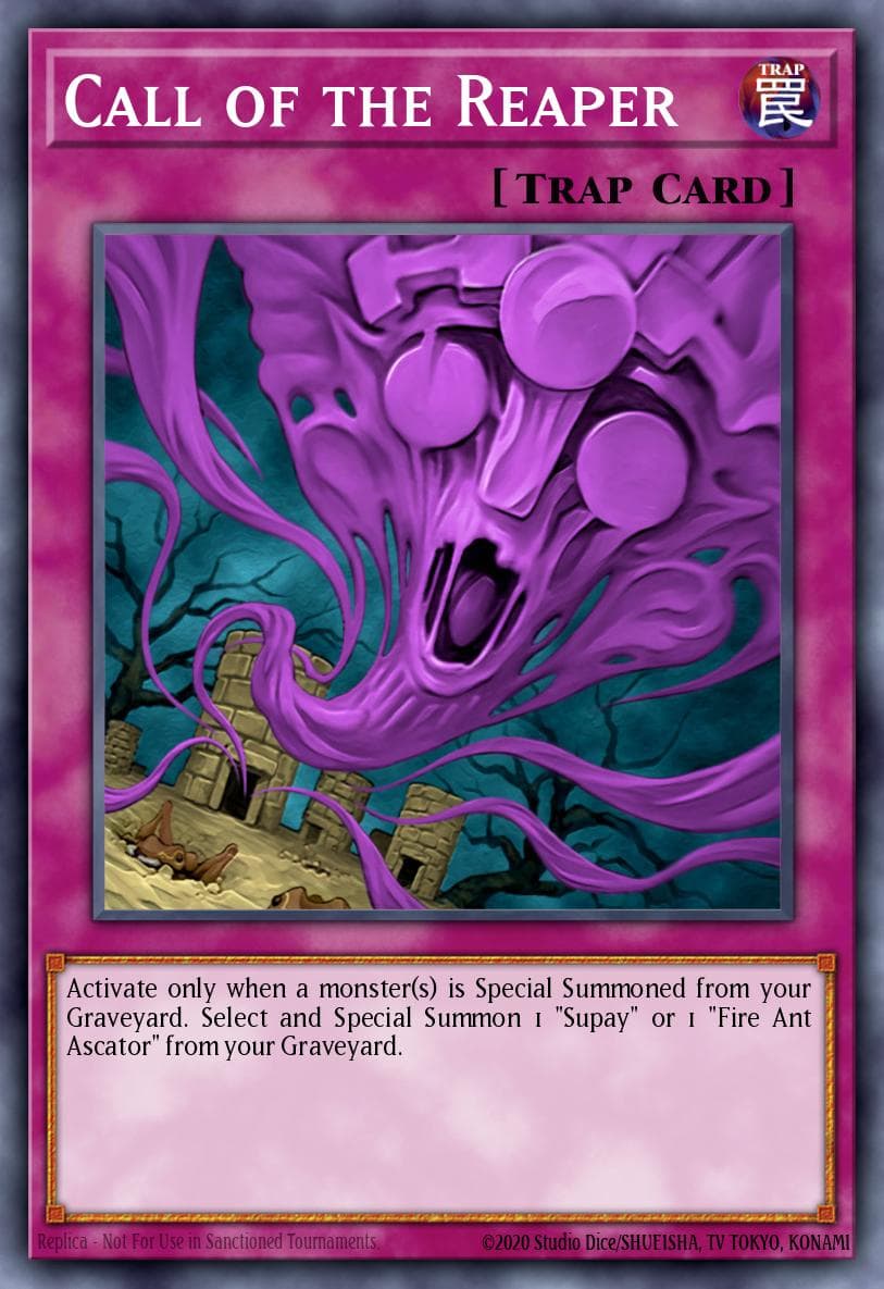 Call of the Reaper — Absolute Powerforce Yu-Gi-Oh! card by KAZUKI TAKAHASHI