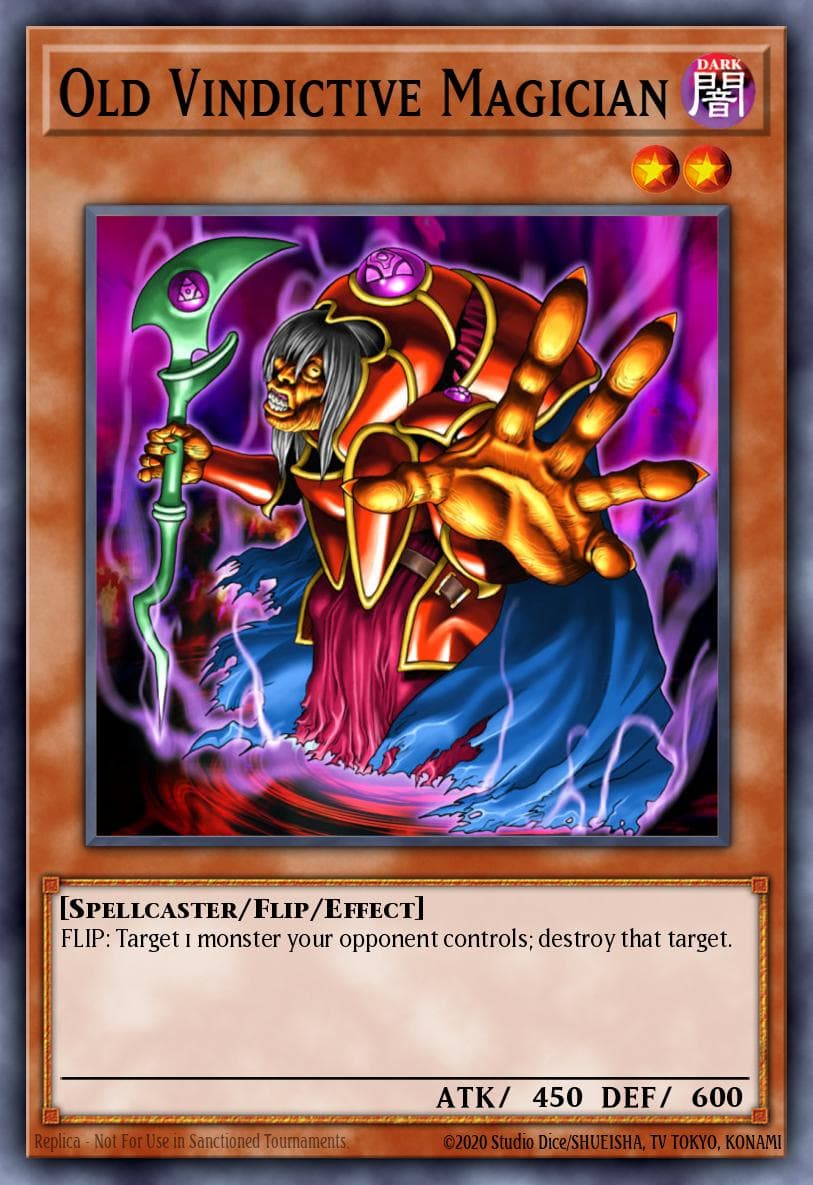 Old Vindictive Magician — Yu-Gi-Oh! card